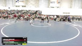 94 lbs Champ. Round 1 - Caleb Vivacqua, New Hartford / Sauquoit Youth Wrestling vs Kade Dunbar, Journeymen Wrestling Club