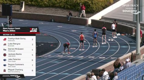 Men's 200m, Finals 1