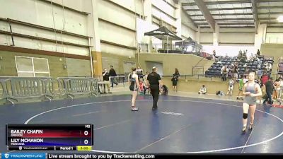 125 lbs Semifinal - Bailey Chafin, Oregon vs Lily McMahon, Montana