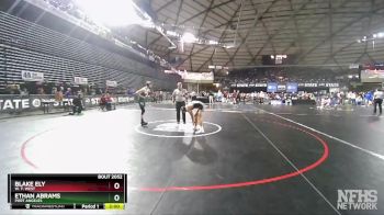 2A 145 lbs Champ. Round 1 - Ethan Abrams, Port Angeles vs Blake Ely, W. F. West