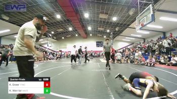 43 lbs Quarterfinal - Knox Greer, Team Tulsa Wrestling Club vs Kingston Warrior, Wagoner Takedown Club