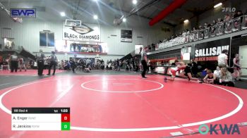 80-98 lbs Rr Rnd 4 - Aidin Enger, Runestone vs Rylan Jenkins, Fort Gibson Youth Wrestling