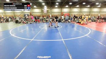 69 kg Rr Rnd 5 - Belicia Manuel, Michigan Wrestling Academy - GHSE vs Hayden Manning, PA West - GHSE
