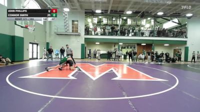 144 lbs Cons. Round 1 - John Phillips, Gonzaga vs Connor Smith, St. John Paul The Great