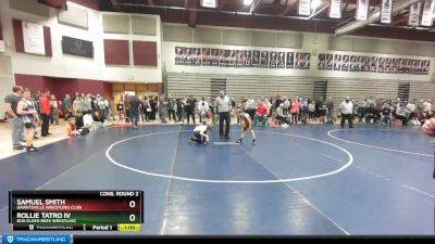 70 lbs Cons. Round 2 - Rollie Tatro IV, Box Elder Bees Wrestling vs Samuel Smith, Grantsville Wrestling Club