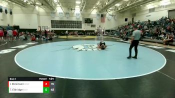 195 lbs Round 1 (10 Team) - Trevor Eldridge, Cheyenne East vs Ian Dickinson, Rock Springs