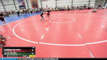 88 lbs Rd# 3 12:00pm Friday - Zayde Holmes, Oklahoma Outlaws Red vs Cameron Melhorn, No Escape W.A.