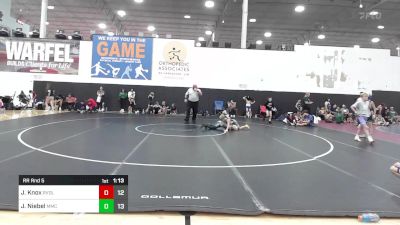 70 lbs Rr Rnd 5 - Jayson Knox, Revival Orange vs Jack Niebel, Mosers Mat Club