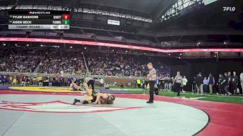 D2-157 lbs Champ. Round 1 - Tyler Bashore, DeWitt vs Aiden Beck, Plainwell