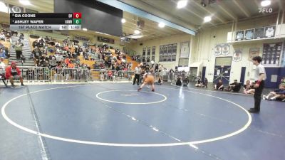 235 lbs 1st Place Match - Ashley Wafer, Lakewood vs Gia Coons, Orange Vista