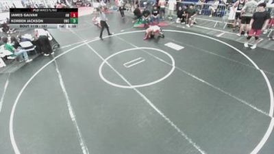 157 lbs Champ. Round 2 - James Galvan, Ayala Wrestling vs Korben Jackson, 951 Wrestling Club