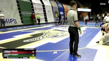 126 Class 3 lbs Champ. Round 1 - Jordan Penick, Hillsboro vs Kayden Vaught, Belton