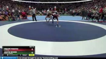 132-3A Cons. Round 3 - Trevor Maestas, Alamosa vs Griffin Bower, Pagosa Springs