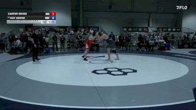 125 kg Cons. Sub-quarters - Carter Neves, Ohio vs Koy Hopke, Minnesota - RTC