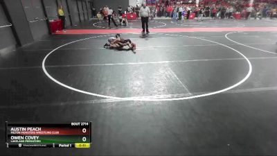 67 lbs Cons. Round 4 - Austin Peach, Milton Monsters Wrestling Club vs Owen Covey, Lakeland Predators