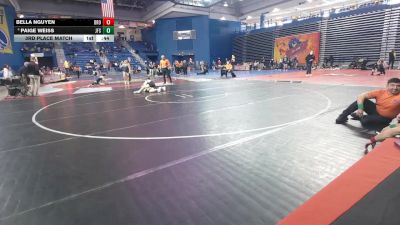 135 lbs 3rd Place Match - Bella Nguyen, Broad Run vs Paige Weiss, Jefferson Sparta