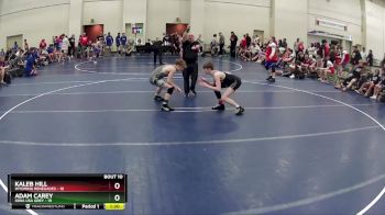 117 lbs Finals (8 Team) - Kaleb Hill, Wyoming Renegades vs Adam Carey, Iowa USA Grey