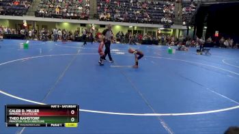 45 lbs Round 2 - Caleb D. Miller, Immortal Athletics WC vs Theo Ramstorf, Princeton Youth Wrestling