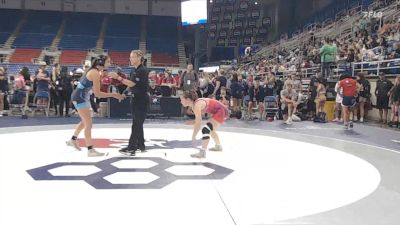 120 lbs Quarters - Cheyenne Frank, MI vs Angelina Borelli, CA
