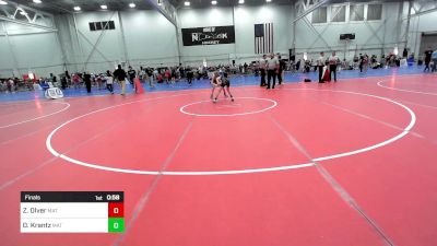 85 lbs Final - Zavier Olver, Mat Assassins Wc vs David Krantz, Mat Assassin's