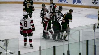 FIGHT: Caden Kelly, Jacob Reese Drop Gloves In Spirited OHL Scrap