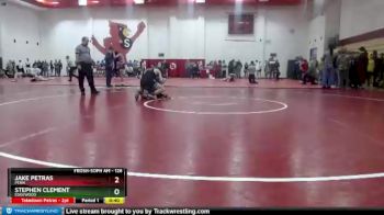 126 lbs Champ. Round 2 - Stephen Clement, Edgewood vs Jake Petras, Penn