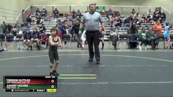 44 lbs Quarterfinal - Terrion Suttles, Holt Wrestling Club vs Zavery Holmes, Pine River