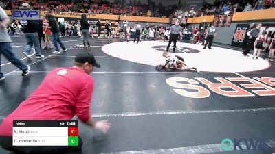 58 lbs Semifinal - Konner Hood, Weatherford Youth Wrestling vs Cam Camarillo, Standfast