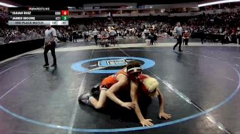 4A 114 lbs 3rd Place Match - James Moore, Aztec vs Isaiah Ruiz, Bernalillo