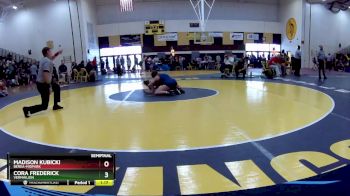 130 lbs Semifinal - Madison Kubicki, Berea-Midpark vs Cora Frederick, Vermailion