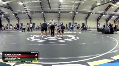 174 lbs Cons. Round 5 - Joshua Barlow, Unattached-UPJ vs Roman Rogotzke, Unattached-Indiana