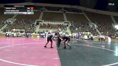 1A-4A 215 Champ. Round 1 - Noah Breeland, Bayside Academy vs Brady Cole, J.U. Blacksher