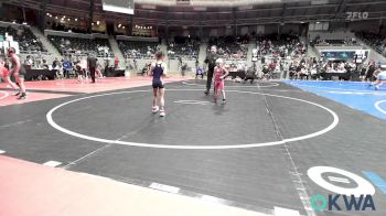 43 lbs Semifinal - Dilynn Burch, Sperry Wrestling Club vs Ember Shelton, Team Tulsa Wrestling Club