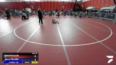 53-56 lbs Round 4 - Braxton Eller, MN vs Wells Millard, IL