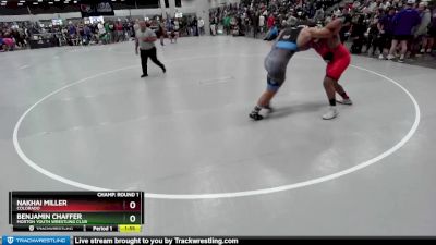 215 lbs Champ. Round 1 - Benjamin Chaffer, Morton Youth Wrestling Club vs Nakhai Miller, Colorado