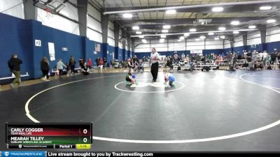 75 lbs Round 3 - Carly Cogger, Team Real Life vs Mearah Tilley, Sublime Wrestling Academy