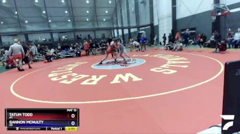 144 lbs Quarterfinal - Tatum Todd, MT vs Gannon McNulty, OR