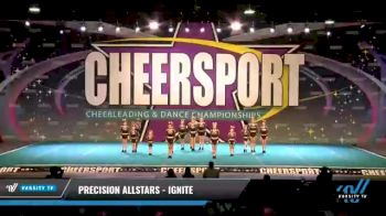 Precision Allstars - Ignite [2021 L1 Youth - D2 - Small - A Day 2] 2021 CHEERSPORT National Cheerleading Championship