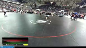 1 lbs Champ. Round 1 - Oliver Bryson, Hoquiam vs Parker Stinebaugh, Lakeside (Nine Mile Falls)