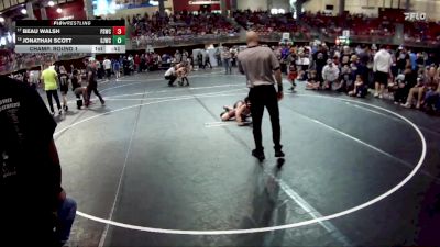 85 lbs Champ. Round 1 - Beau Walsh, Ponca Spears Wrestling Club vs Jonathan Scott, Gothenburg Junior Wrestling Club