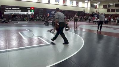 150 lbs Cons. Round 2 - Teddy Swanson, Pleasant Valley vs Kameron Kremer, Independence