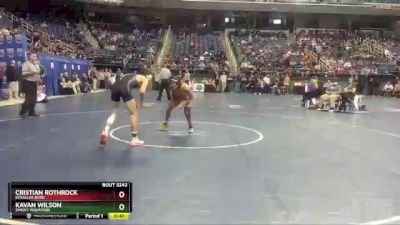 3A 132 lbs Cons. Round 2 - Cristian Rothrock, Douglas Byrd vs Kavan Wilson, Smoky Mountain