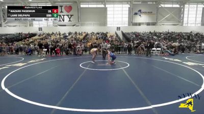 106 lbs Champ. Round 2 - Lane DelPapa, Black Belt Wrestling Academy vs Nazarii Paseniuk, Club Not Listed