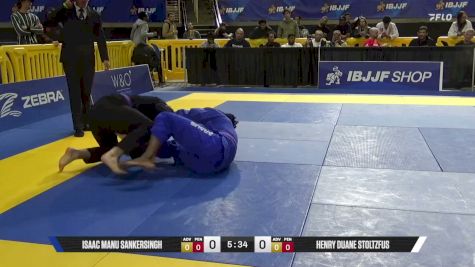 Henry Duane Stoltzfus vs Isaac Manu Sankersingh 2026 Pan Jiu Jitsu IBJJF Championship