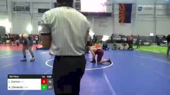 195 lbs 5th Place - Logan Corona, Livermore Elite vs Kevin Clements, Granite