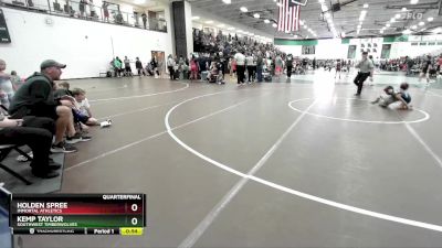 50 lbs Quarterfinal - Holden Spree, Immortal Athletics vs Kemp Taylor, Southwest Timberwolves