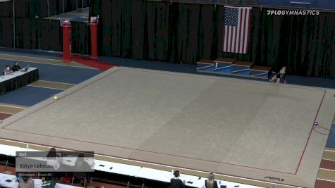 Katya Lebedeva - Ball - 2021 Rhythmic Elite Qualifier