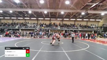 285 lbs Round Of 16 - Thomas Brown, Chelmsford vs Nuh Ajdinoski, Danbury