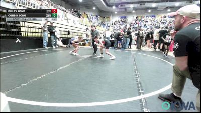 73 lbs Consi Of 4 - Finley Boyd, Standfast vs Corbin Long, Cowboy Wrestling Club