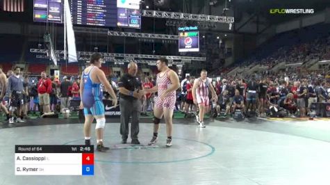 285 lbs Round Of 64 - Anthony Cassioppi, Illinois vs Derek Rymer, Ohio